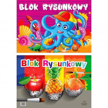 Blok rysunkowy A3 białe kartki 19 kartek